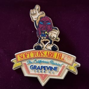 California raisins pin